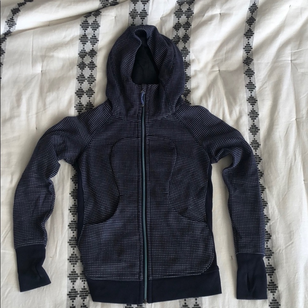 Lululemon Scuba Hoodie III Double Dot Naval Blue L
